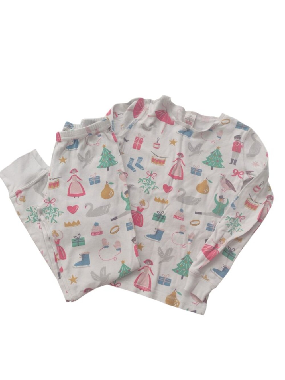 Mini Boden Nutcracker Print Pajamas 10 Christmas Ballet Cotton Long John PJs 140 - Picture 8 of 8